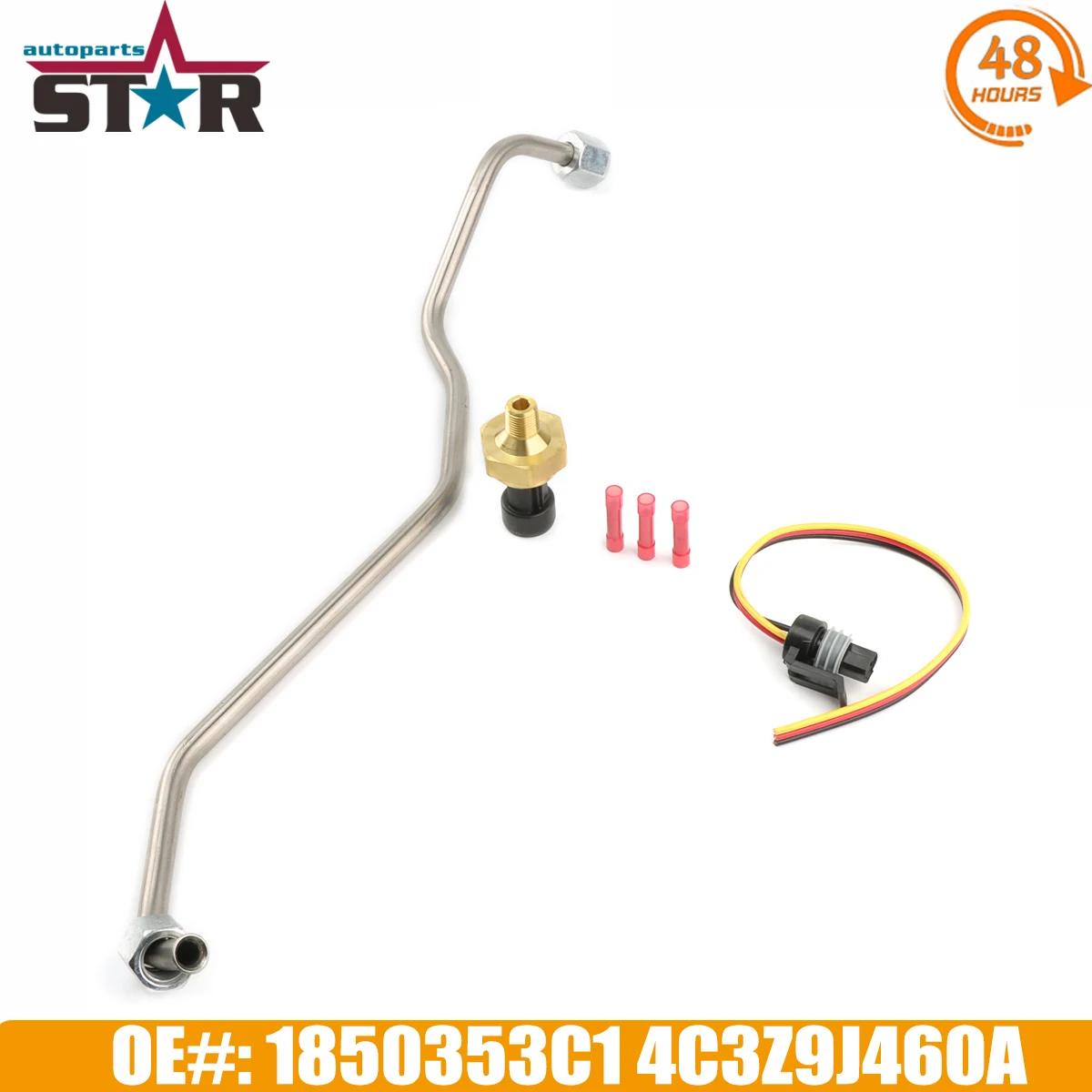 Exhaust Back Fuel Pressure Sensor Kit Plug & Tube 1850353C1 4C3Z9J460A 1C3Z9D477AA F7TZ9J460AA For Ford E-350 F-250 1999-2003
Exhaust Back Fuel Pressure Sensor Kit Plug & Tube 1850353C1 4C3Z9J460A 1C3Z9D477AA F7TZ9J460AA For Ford E-350 F-250 1999-2003