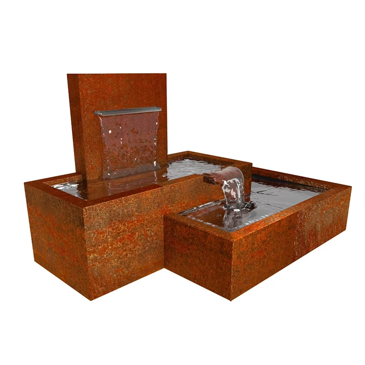 Outdoor Natural Rust Color Water Fountain
Outdoor Natural Rust Color Water Fountain