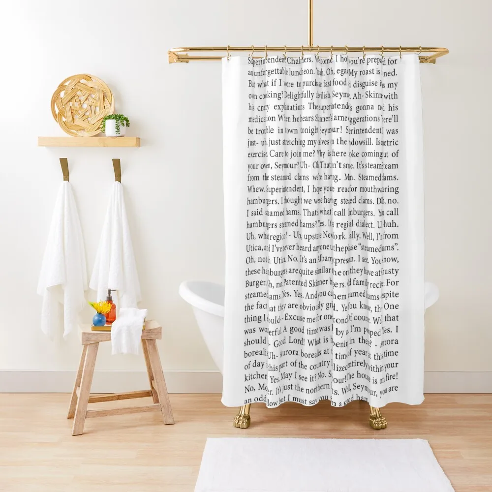 the full Steamed Hams transcript Shower Curtain Set For Bathroom Waterproof Fabric Bathroom Anime Shower Curtain
the full Steamed Hams transcript Shower Curtain Set For Bathroom Waterproof Fabric Bathroom Anime Shower Curtain