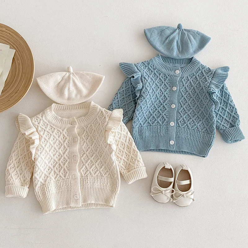 2024 New Autumn Toddler Baby Girl Knitting Cardigan Coat Long Sleeved Solid Color Hollow Out Newborn Baby Girls Sweater Coat
2024 New Autumn Toddler Baby Girl Knitting Cardigan Coat Long Sleeved Solid Color Hollow Out Newborn Baby Girls Sweater Coat