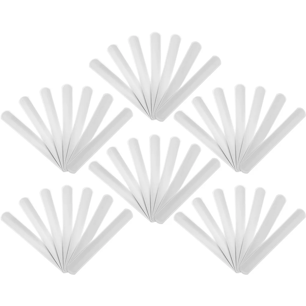 60Pcs Pure White Slap Bracelets Trendy Minimalist Design Comfortable Wear for Parties Events Classrooms Attracting
60Pcs Pure White Slap Bracelets Trendy Minimalist Design Comfortable Wear for Parties Events Classrooms Attracting