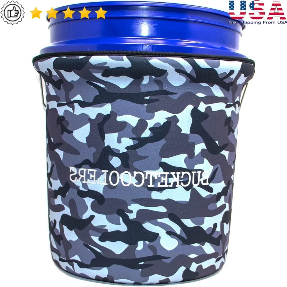 Neoprene Insulation Sleeve 5 Gallon Bucket Fishing Camping Durable Urban Camo Cold Beverage Holder
Neoprene Insulation Sleeve 5 Gallon Bucket Fishing Camping Durable Urban Camo Cold Beverage Holder