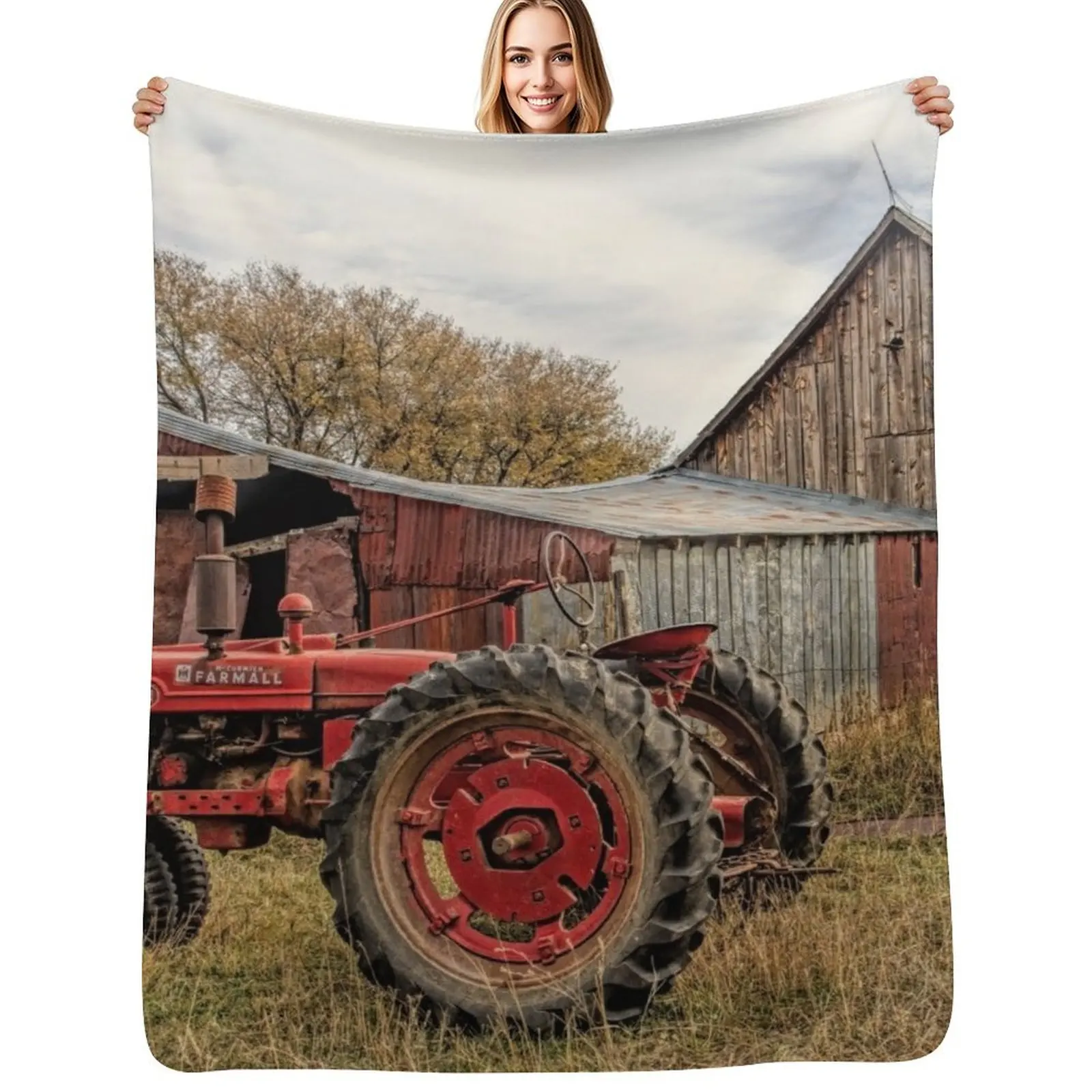 Down on the Farm Throw Blanket Faux Fur Soft Warm Blanket for Bed
Down on the Farm Throw Blanket Faux Fur Soft Warm Blanket for Bed