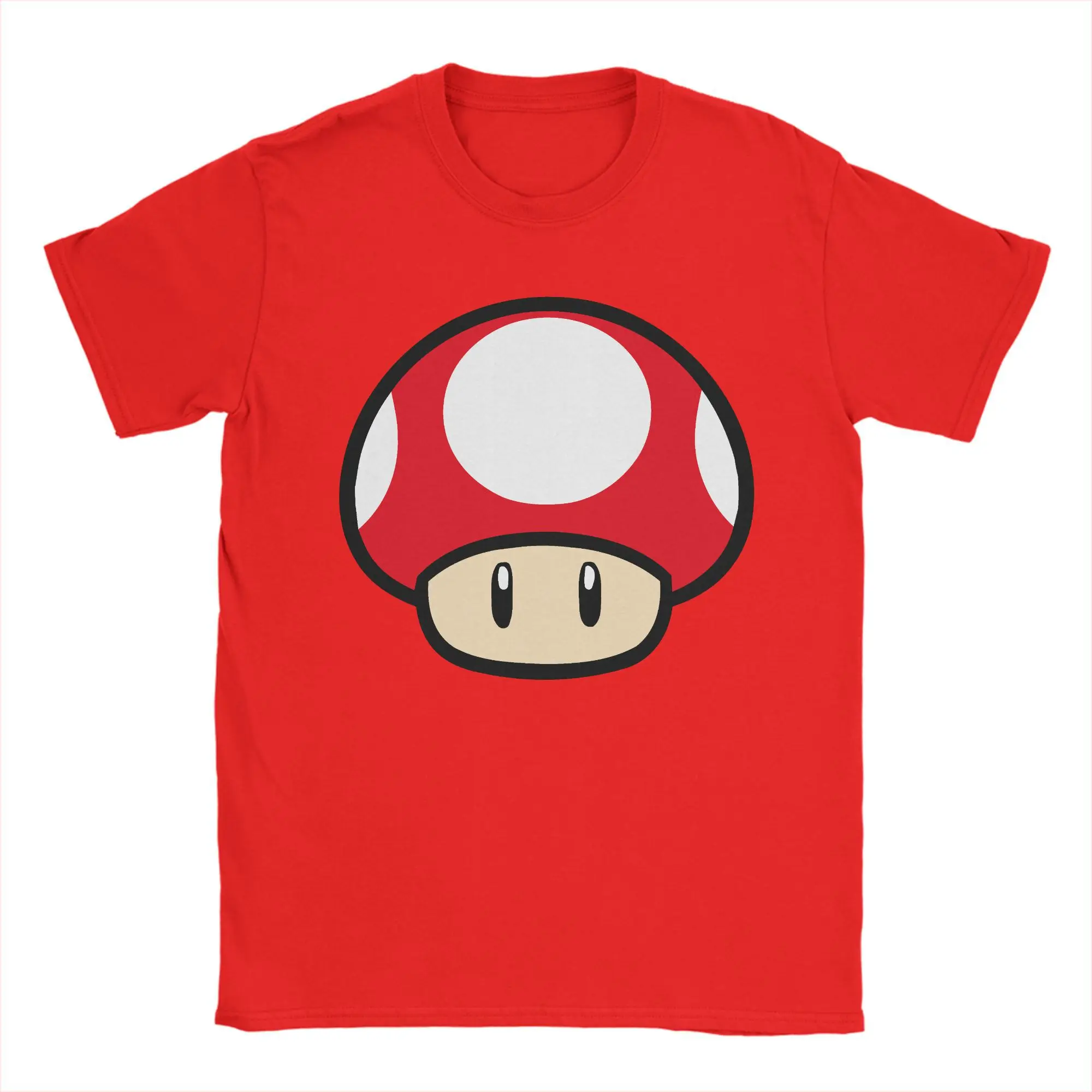 Мужские футболки Super Marios, новинка, футболки из 100% хлопка с красными грибами, футболки с короткими рукавами, одежда с круглым вырезом, оригинал
Мужские футболки Super Marios, новинка, футболки из 100% хлопка с красными грибами, футболки с короткими рукавами, одежда с круглым вырезом, оригинал