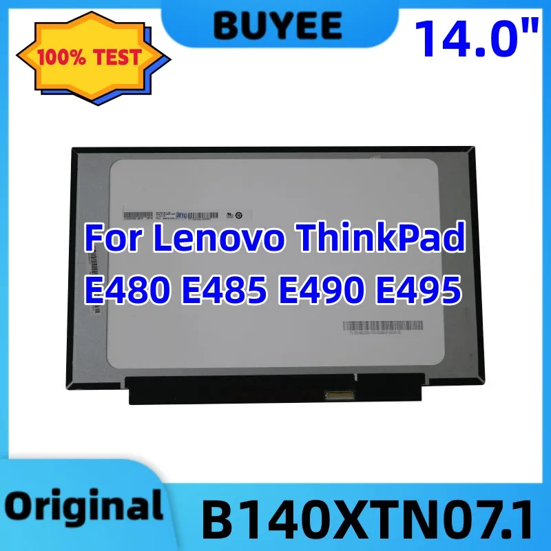 Оригинальный 14 "для Lenovo ThinkPad E480 E485 E490 E495 B140XTN07.1 ЖК-экран, панель дисплея 01LW082 30 контактов 1366 × 768 замена
Оригинальный 14 "для Lenovo ThinkPad E480 E485 E490 E495 B140XTN07.1 ЖК-экран, панель дисплея 01LW082 30 контактов 1366 × 768 замена