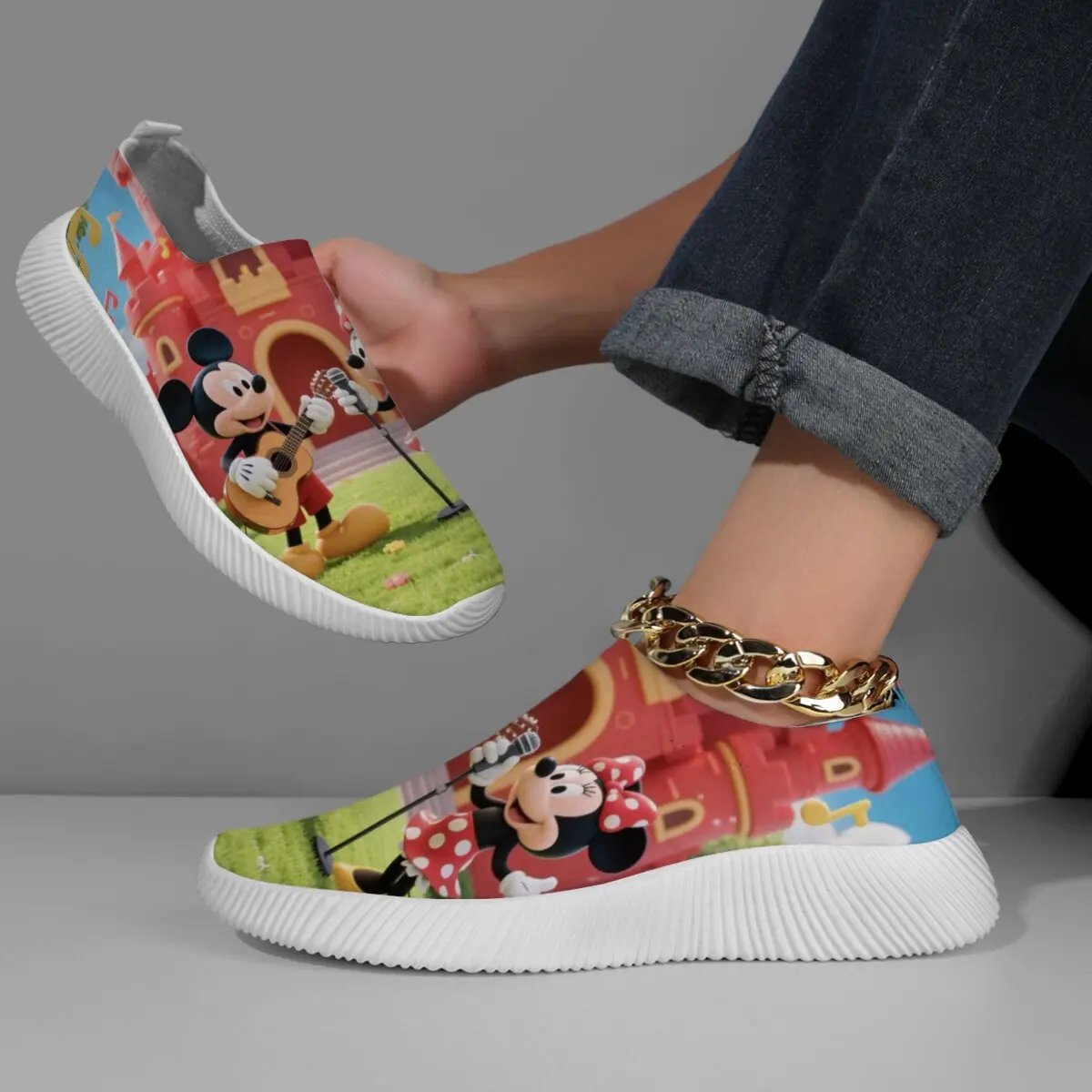 Minnie Mouse Print Slip-On Sneakers Casual Comfortable Lightweight Shoes for Kids Woman's Casual Flats Shoes Mickey Mouse Shoe
Minnie Mouse Print Slip-On Sneakers Casual Comfortable Lightweight Shoes for Kids Woman's Casual Flats Shoes Mickey Mouse Shoe