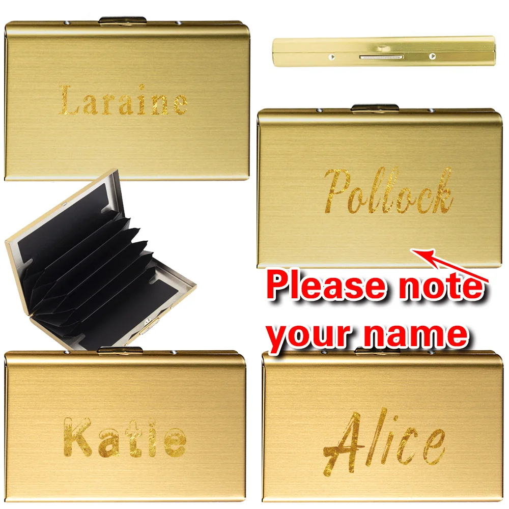 Ультратонкий металлический кошелек, визитница, держатель для кредитных карт, алюминиевый чехол для удостоверения личности
Ультратонкий металлический кошелек, визитница, держатель для кредитных карт, алюминиевый чехол для удостоверения личности