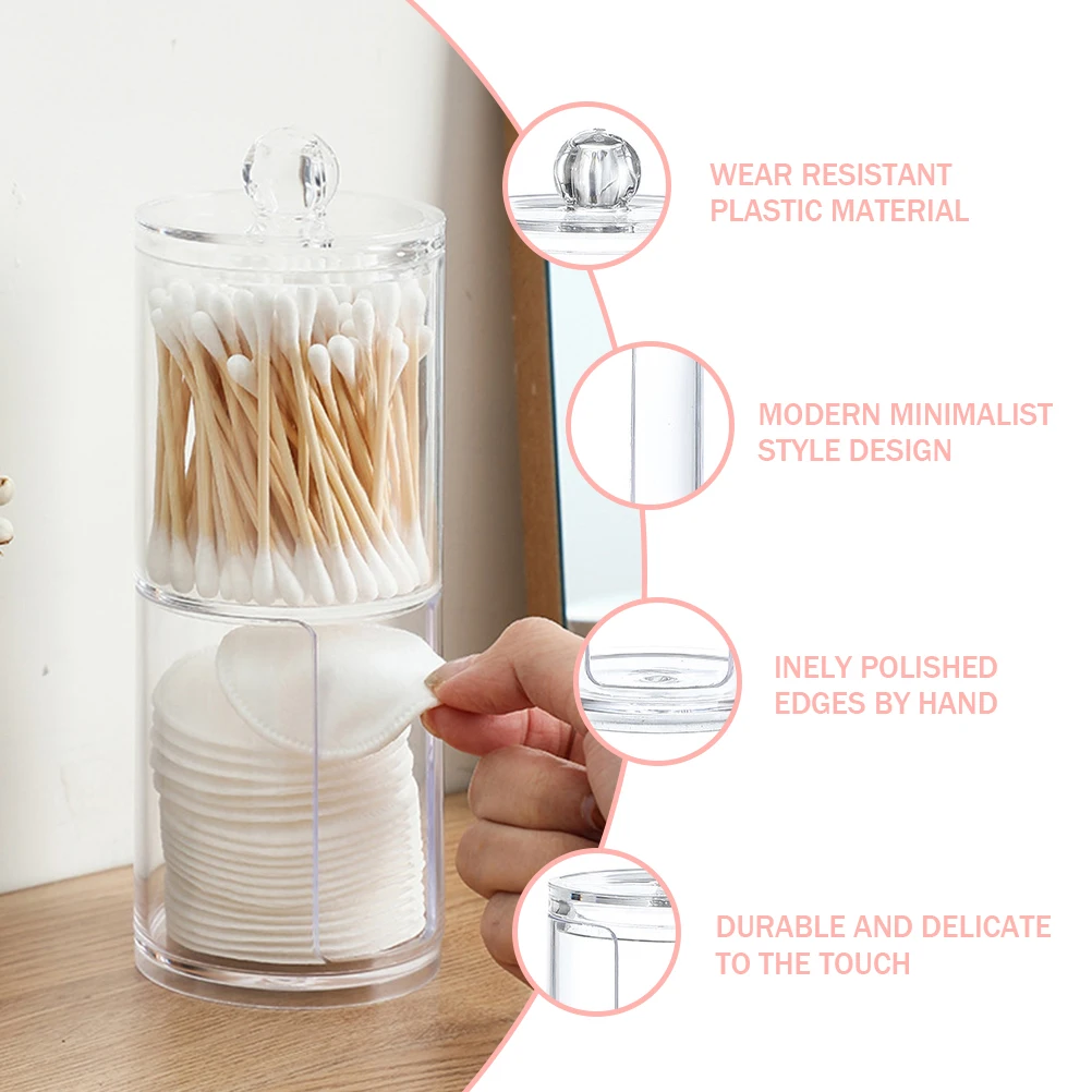 Cotton Box Pads Storage Plastic Bathroom Mouthwash Cup Holder Modern Minimalist
Cotton Box Pads Storage Plastic Bathroom Mouthwash Cup Holder Modern Minimalist