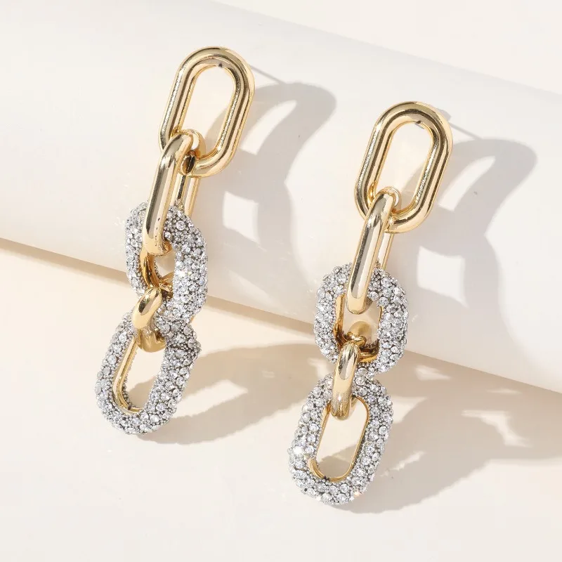 925 Silver Needle Fashion Chain Long Geometric Ring Women Earrings Wedding Party Birthday Festival High Quality Jewelry Gift
925 Silver Needle Fashion Chain Long Geometric Ring Women Earrings Wedding Party Birthday Festival High Quality Jewelry Gift