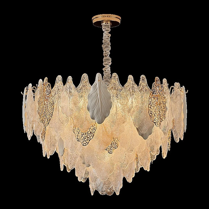 French Luxury Crystal Chandelier Leaves Pendant Light for Dining Room Living Room Villa Loft Decor LED Ligthing Hanging Lamp
French Luxury Crystal Chandelier Leaves Pendant Light for Dining Room Living Room Villa Loft Decor LED Ligthing Hanging Lamp