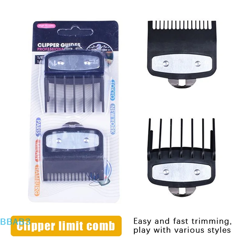 2Pcs Hair Clipper Guards Guide Combs Trimmer Cutting Guides Styling Tools Attachment Compatible 1.5mm 4.5mm
2Pcs Hair Clipper Guards Guide Combs Trimmer Cutting Guides Styling Tools Attachment Compatible 1.5mm 4.5mm