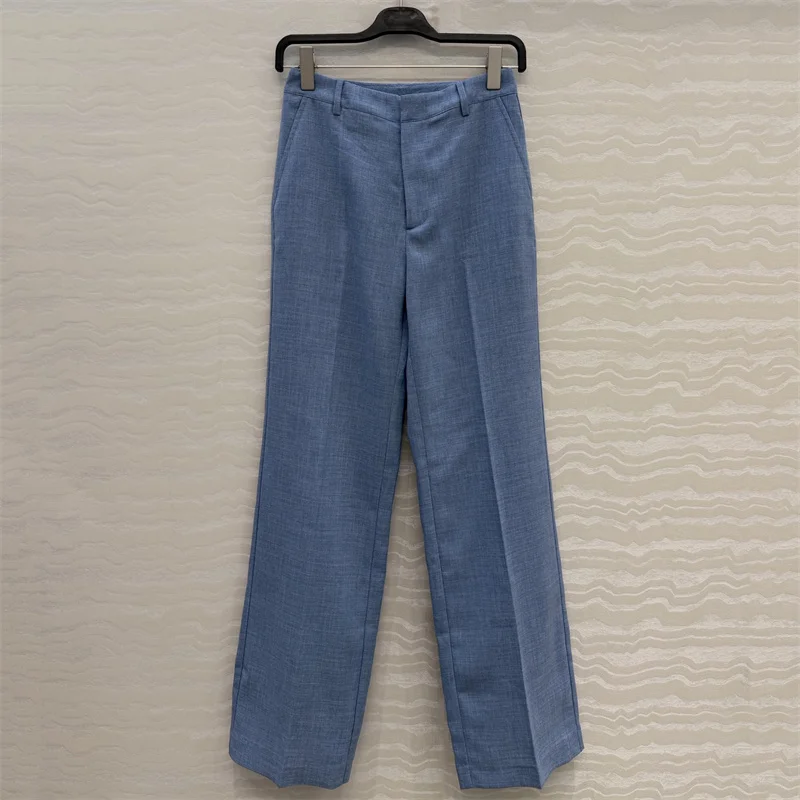 Women's pants New high waisted slim fit straight leg pants for the summer of 2026 100% pure cotton women's suit pants trousers
Women's pants New high waisted slim fit straight leg pants for the summer of 2026 100% pure cotton women's suit pants trousers