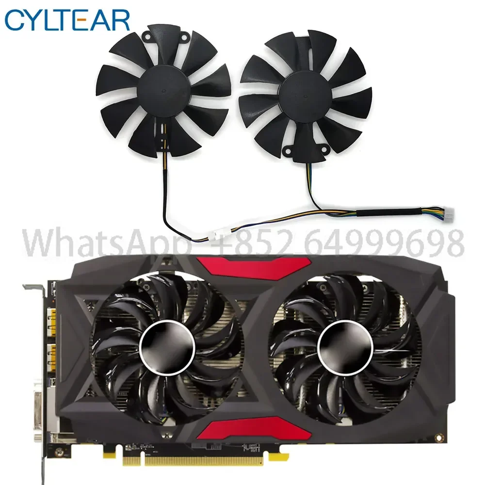 2PCS GA91S2U 4PIN Red Devil RX470 RX480 RX580 GPU Cooler Cooling Fan For PowerColor Radeon Red Dragon AX RX 480 470 580 Video Ca
2PCS GA91S2U 4PIN Red Devil RX470 RX480 RX580 GPU Cooler Cooling Fan For PowerColor Radeon Red Dragon AX RX 480 470 580 Video Ca
