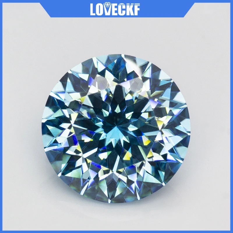 Aquamarine Round Plum Blossom Cut Moissanite Loose Diamond 5.0-11.0mm Pass Diamond Tester with GRA Certificate
Aquamarine Round Plum Blossom Cut Moissanite Loose Diamond 5.0-11.0mm Pass Diamond Tester with GRA Certificate