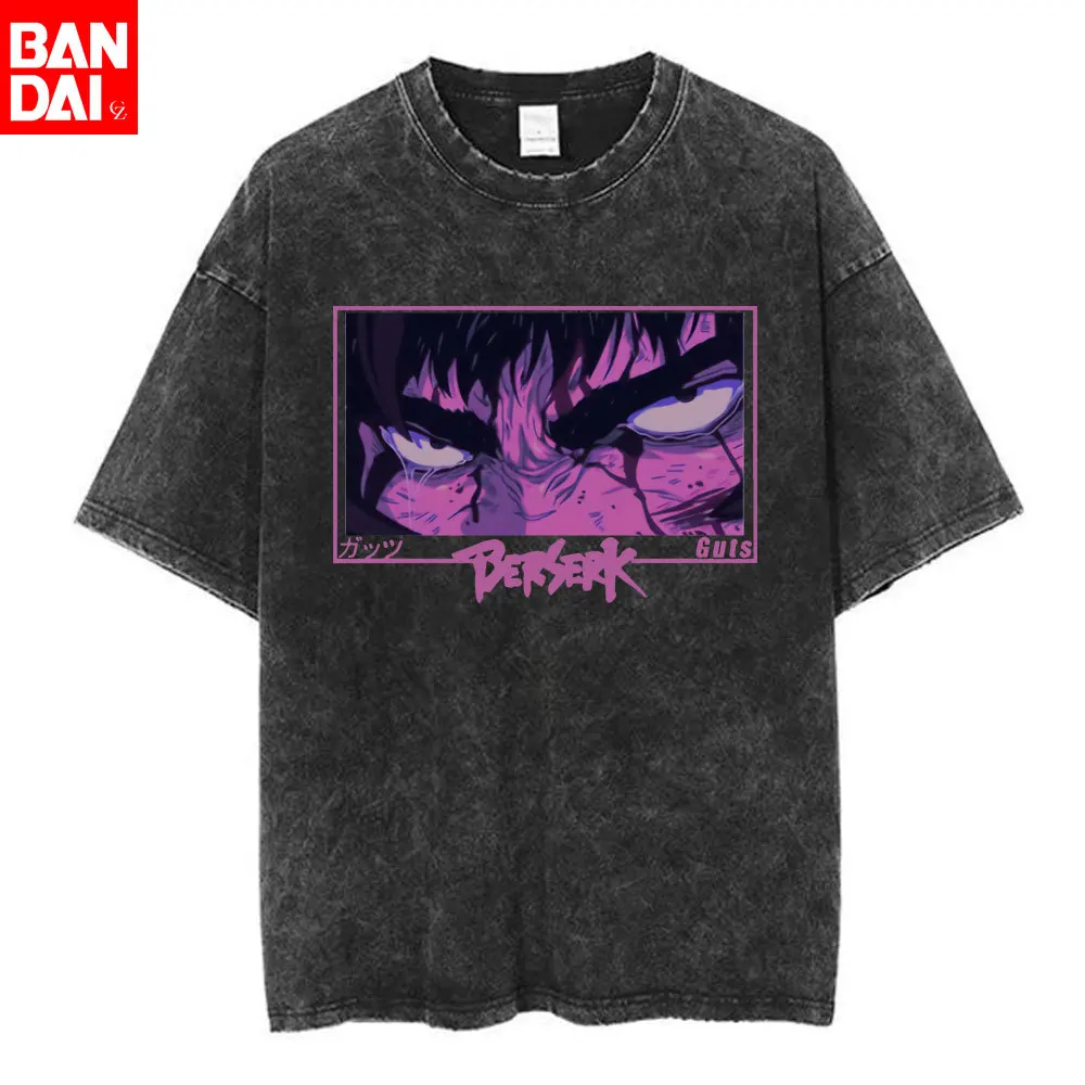 Vintage Washed Anime Berserk Guts T Shirt Swordsman Gatsu Sacrifice Zodd T-shirts Men Women Cotton Casual Oversized T-Shirt Tops
Vintage Washed Anime Berserk Guts T Shirt Swordsman Gatsu Sacrifice Zodd T-shirts Men Women Cotton Casual Oversized T-Shirt Tops