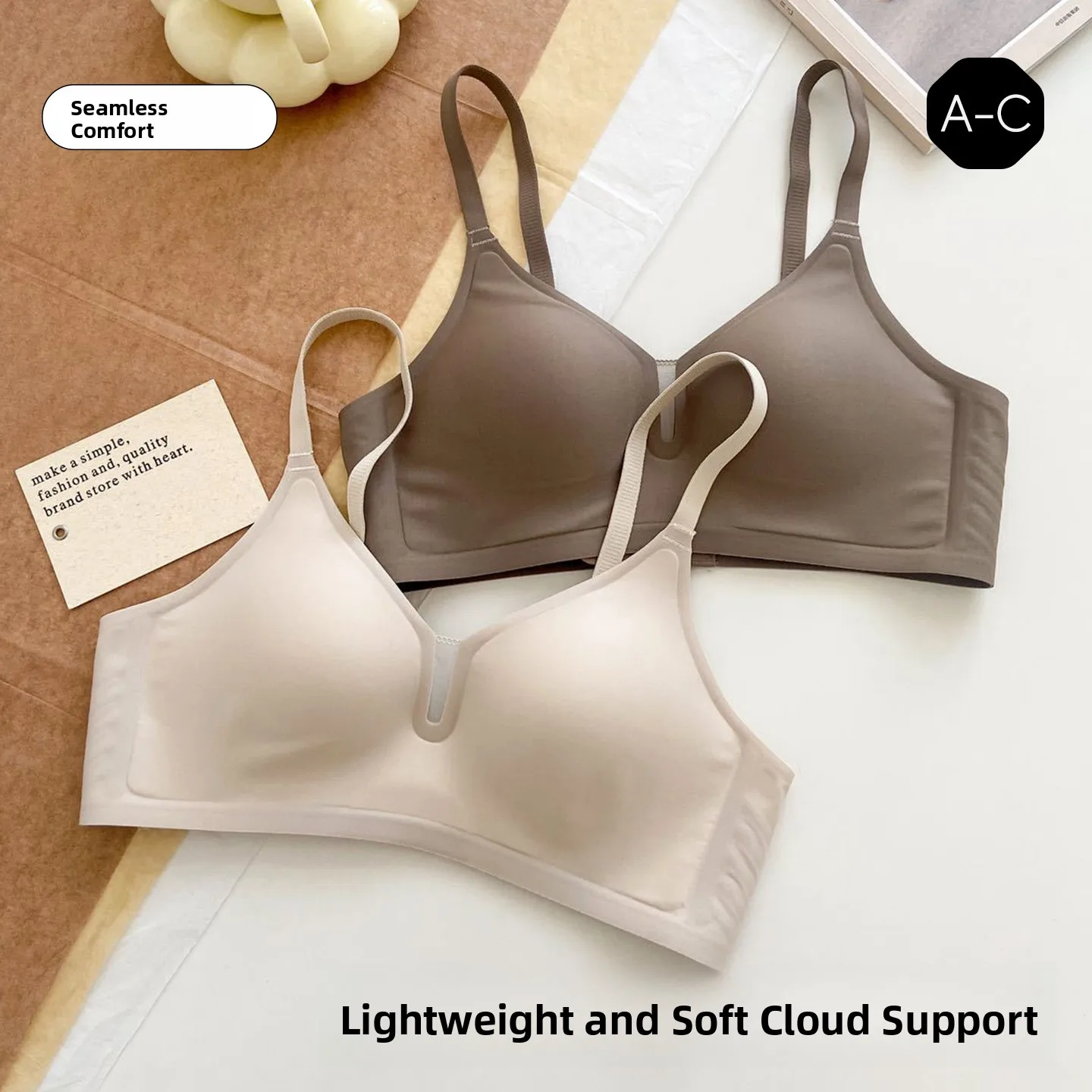 Thin Invisible Women's Bra Gathered Large Size Appearance Natural Feel Steel Ring Adjustable Comfortable Underwear
Thin Invisible Women's Bra Gathered Large Size Appearance Natural Feel Steel Ring Adjustable Comfortable Underwear