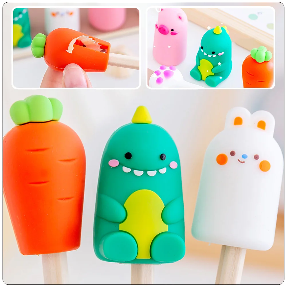 3 Pcs Pencil Sharpener Cute H held Kids Lovely Mini Sharpener Accessory Mini Wear Resistant Student School Office Supplies
3 Pcs Pencil Sharpener Cute H held Kids Lovely Mini Sharpener Accessory Mini Wear Resistant Student School Office Supplies