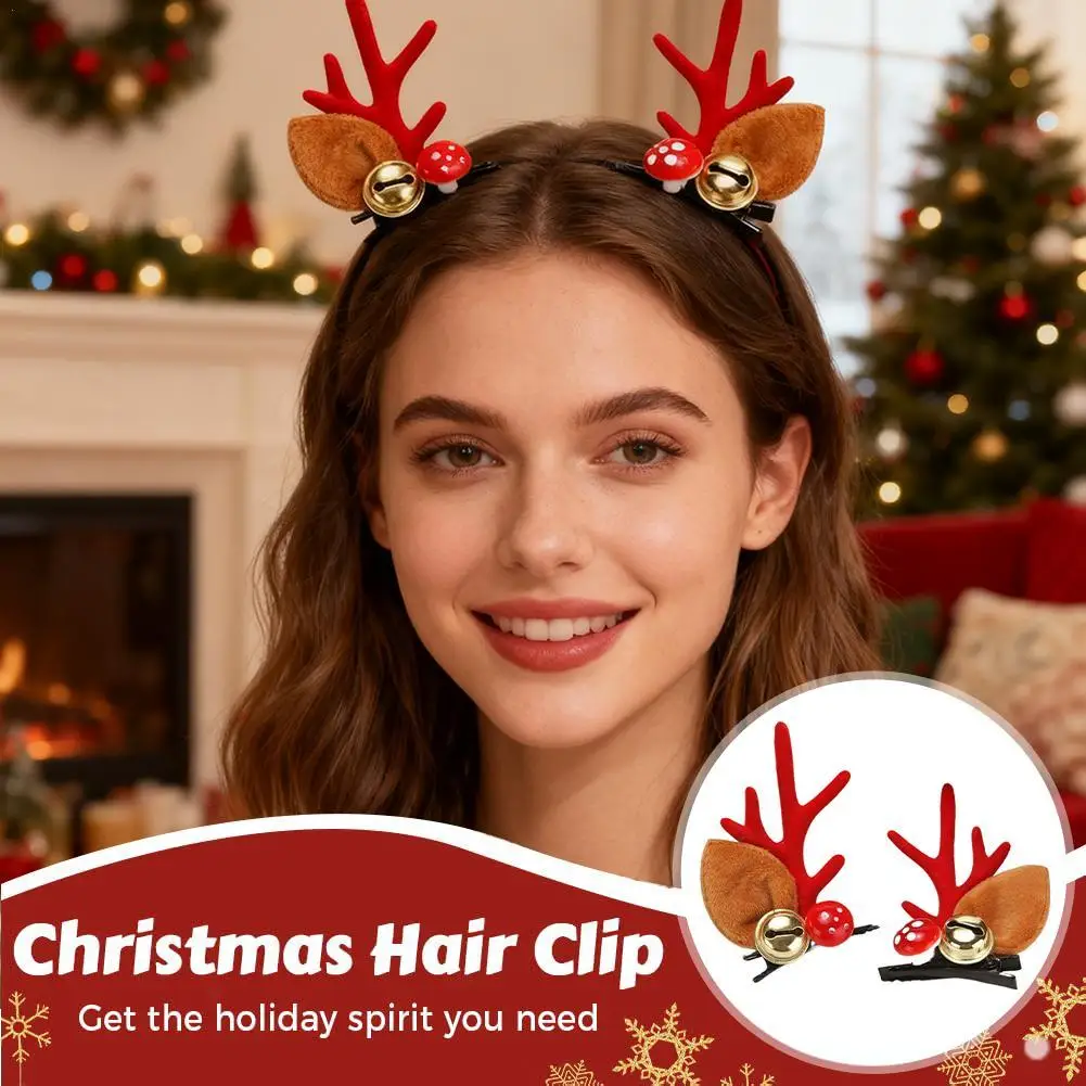 1Pair Deer Antler Hair Clip Headwear Hairpin Accessories Friends Girls Gifts Featival Christmas Party Decoration Hairpin Trinket
1Pair Deer Antler Hair Clip Headwear Hairpin Accessories Friends Girls Gifts Featival Christmas Party Decoration Hairpin Trinket