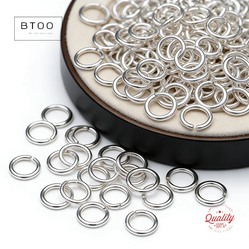 925 Sterling Silver Open Jump Rings 3mm-8mm Jewelry Making Findings for DIY Crafting