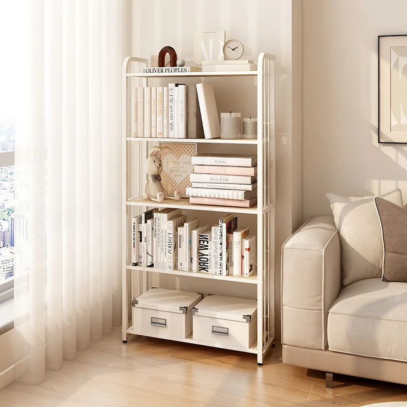 Simple bookshelf Floor to ceiling shelf Living room against the wall Wrought iron storage utility cabinet
Simple bookshelf Floor to ceiling shelf Living room against the wall Wrought iron storage utility cabinet