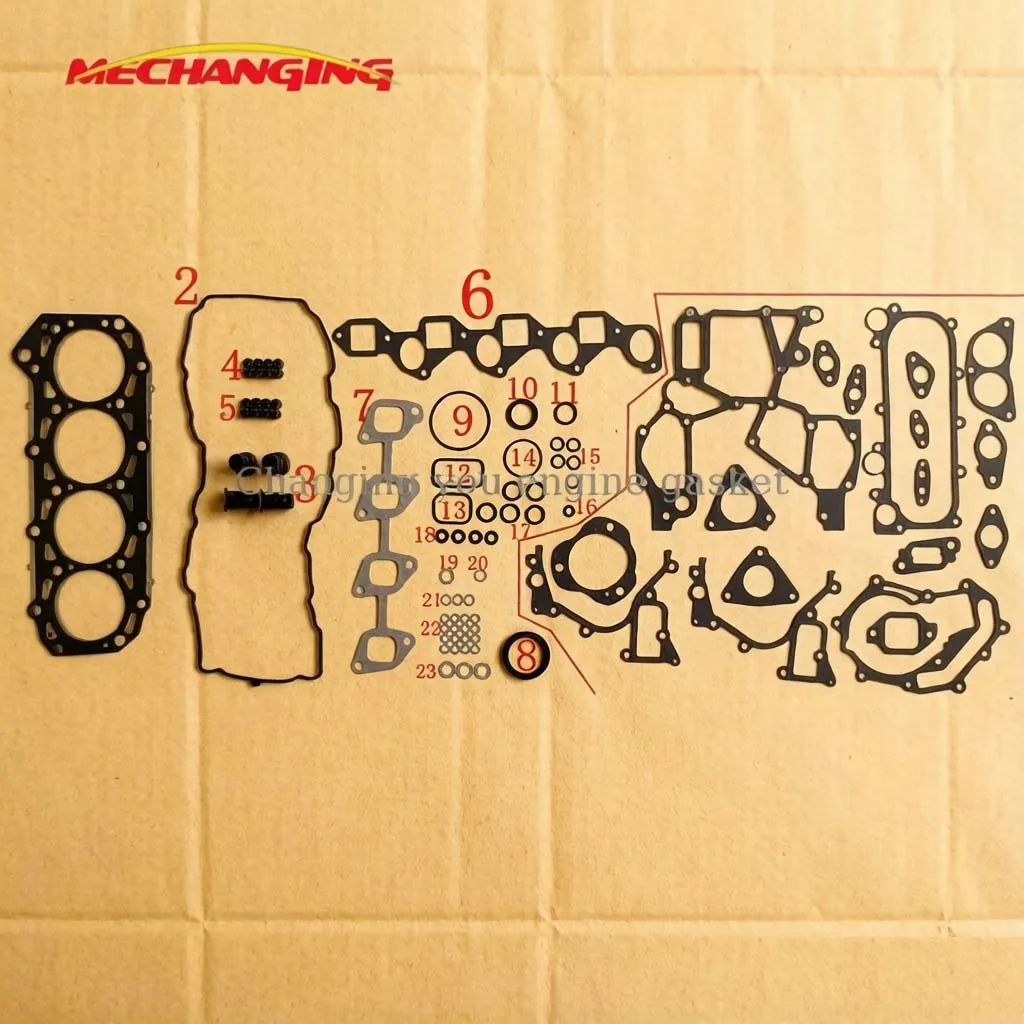 for Nissan TERRANO PATROL URVAN CARAVAN 3.0 16v ZD30 ZD30DDTi ZD30DD Engine Rebuilding Kits ENGINE GASKET 10101-2W225
for Nissan TERRANO PATROL URVAN CARAVAN 3.0 16v ZD30 ZD30DDTi ZD30DD Engine Rebuilding Kits ENGINE GASKET 10101-2W225