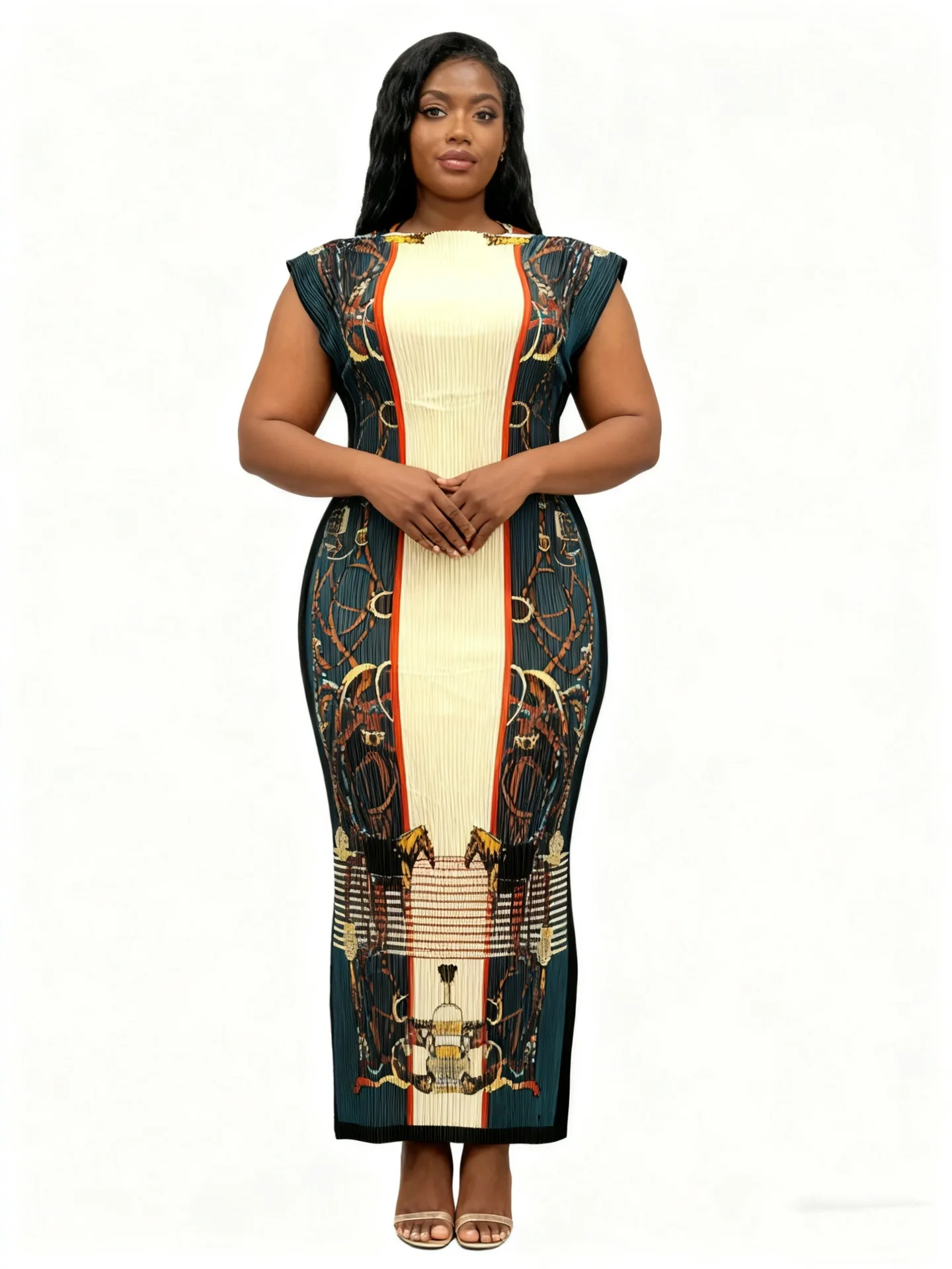 Dashiki African Dresses for Women Elegant 2026 Spring Summer African Sleeveless Polyester Printing Long Bodycon Maxi Dresses
Dashiki African Dresses for Women Elegant 2026 Spring Summer African Sleeveless Polyester Printing Long Bodycon Maxi Dresses