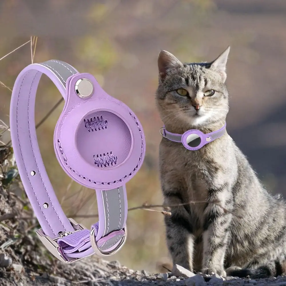 Adjustable Pet Location Tracker Collar with Reflective Strip Anti-loss Cat Tracker Protective Cover PU Leather Pet Tracker Cover
Adjustable Pet Location Tracker Collar with Reflective Strip Anti-loss Cat Tracker Protective Cover PU Leather Pet Tracker Cover