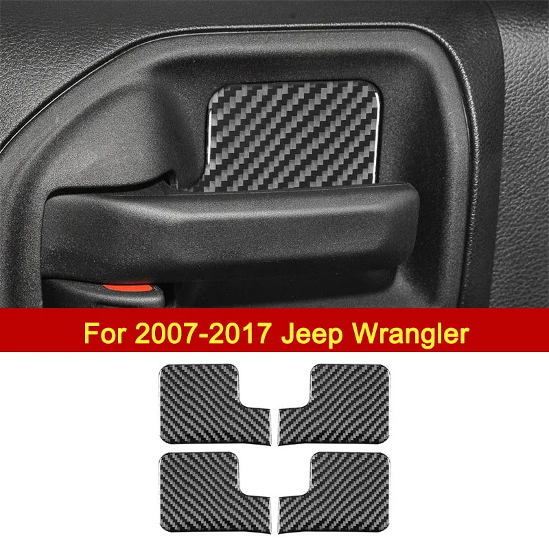 For 2007-2017 Jeep Wrangle Carbon Fiber Interior Door Decorative Sticker Interior Modification Accessories Luxury Upgrade
For 2007-2017 Jeep Wrangle Carbon Fiber Interior Door Decorative Sticker Interior Modification Accessories Luxury Upgrade