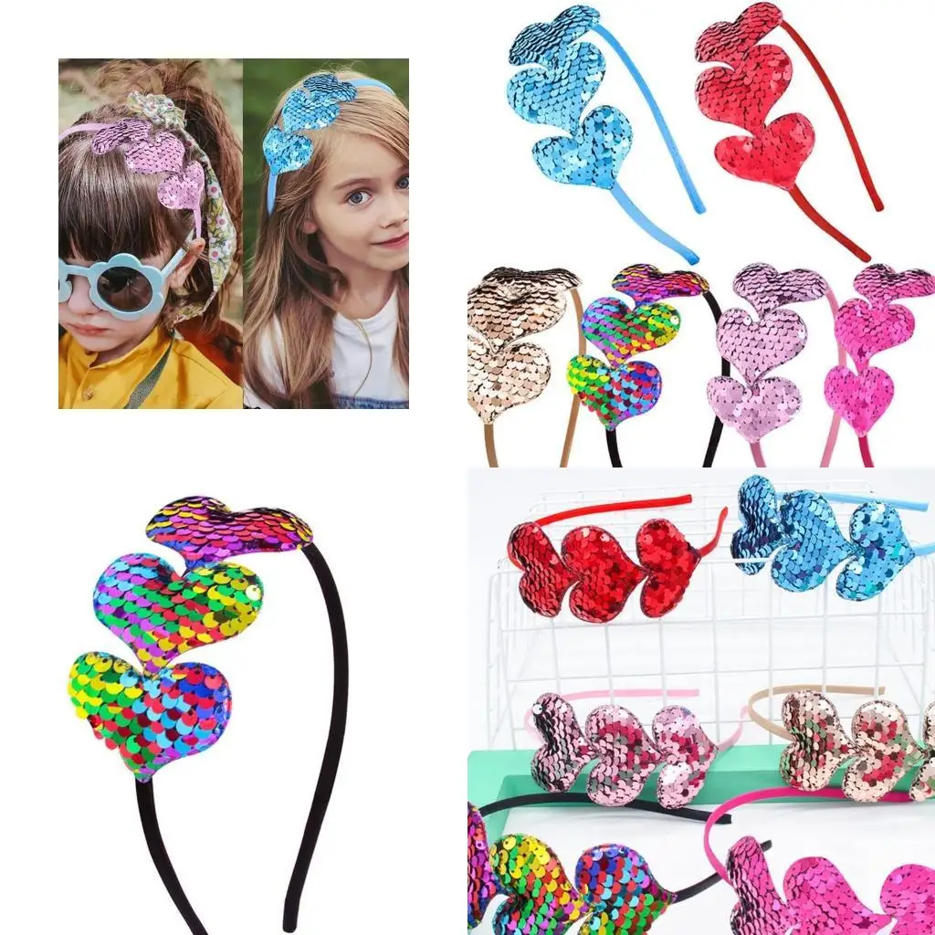 31BF Creative Glitter Hair Hoop Colorful Sequin Heart Headband Theme Party Performance Headdress Easter Cosplay Costume
31BF Creative Glitter Hair Hoop Colorful Sequin Heart Headband Theme Party Performance Headdress Easter Cosplay Costume