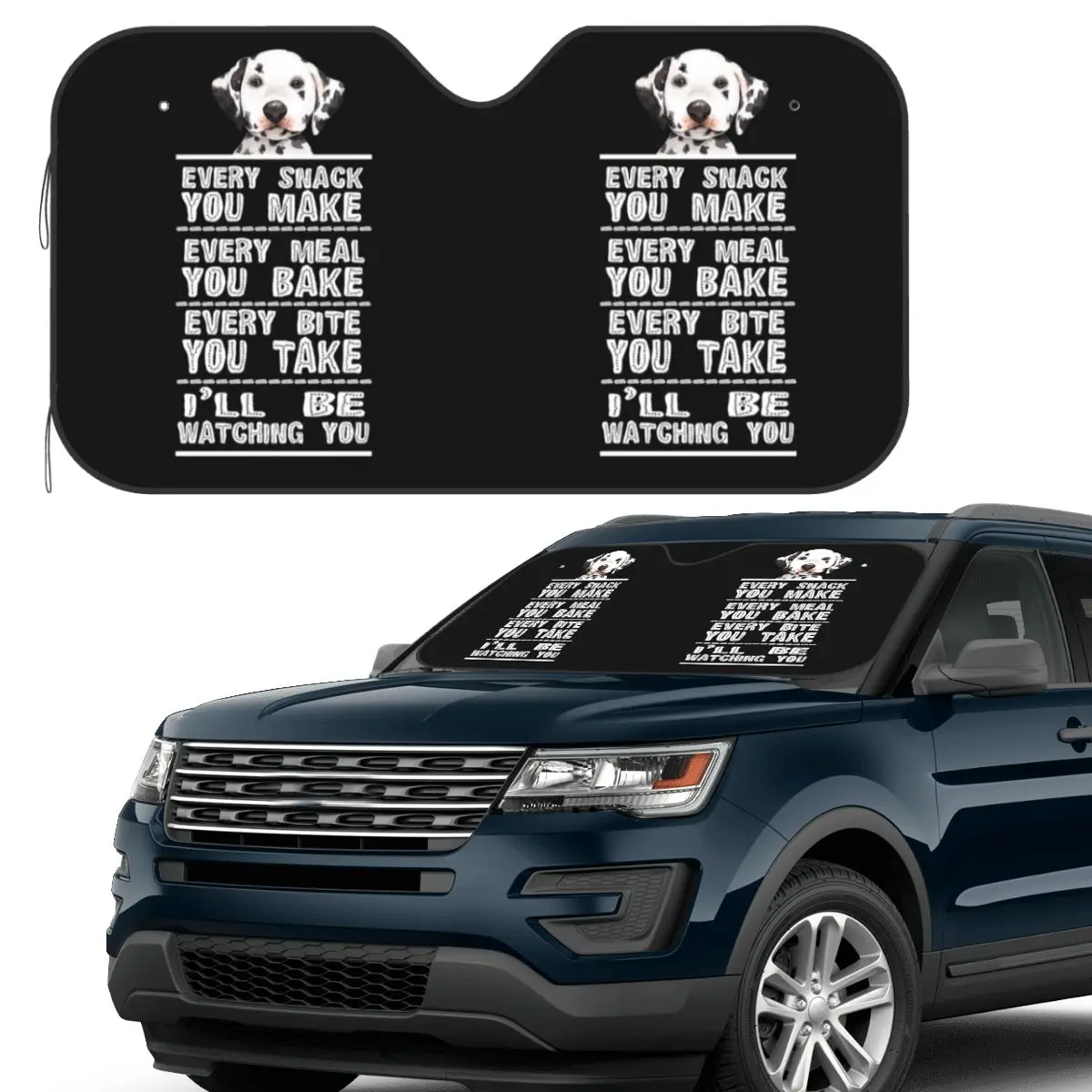 Dalmatian Dog Every Snack You Bake Sunshade Windscreen Car Front Windshield Window Sun Visor Accessories Covers
Dalmatian Dog Every Snack You Bake Sunshade Windscreen Car Front Windshield Window Sun Visor Accessories Covers