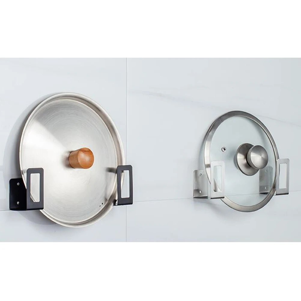 4 pcs Stainless Steel Pot Lid Storage Rack 2 Pair Wall Mounted Kitchen Lid Holder For Pots Lids Trays Heavy Duty Screw Fix Hook
4 pcs Stainless Steel Pot Lid Storage Rack 2 Pair Wall Mounted Kitchen Lid Holder For Pots Lids Trays Heavy Duty Screw Fix Hook