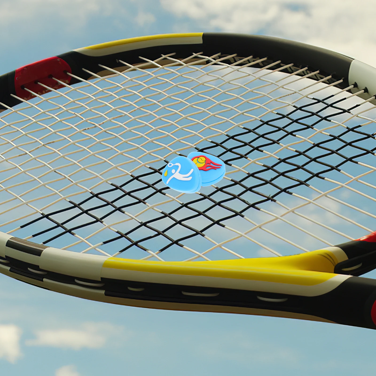 4 pcs Tennis Racket Dampener Silicone Vibration Absorber Reduces Shock For Elbow Wrist Protection Universal Fit All Rackets