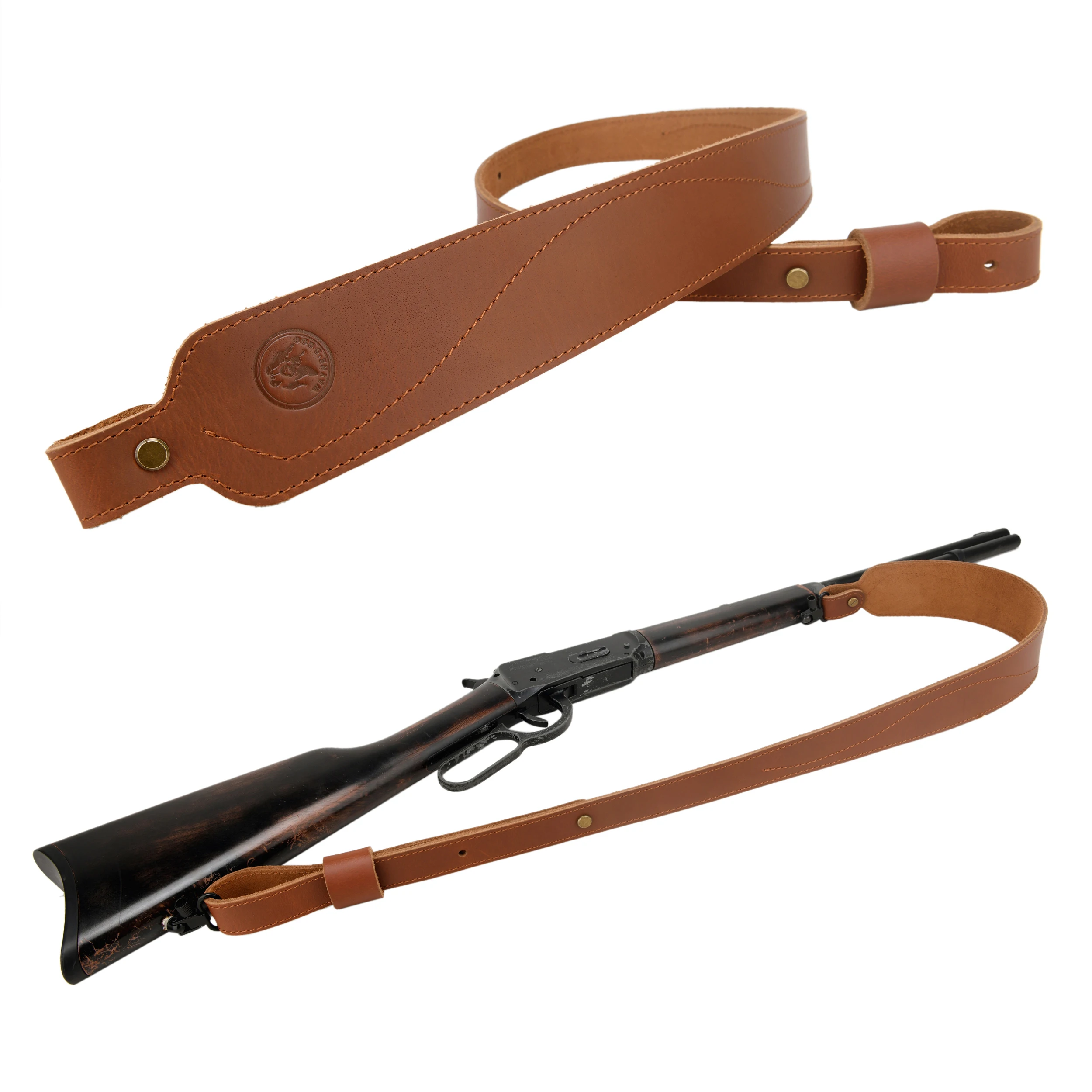 WAYNE'S DOG Shooting 2 Points Real Leather Rifle Gun Sling Soft Gun Strap Vintage Look Shoulder Slings With Swivels
WAYNE'S DOG Shooting 2 Points Real Leather Rifle Gun Sling Soft Gun Strap Vintage Look Shoulder Slings With Swivels