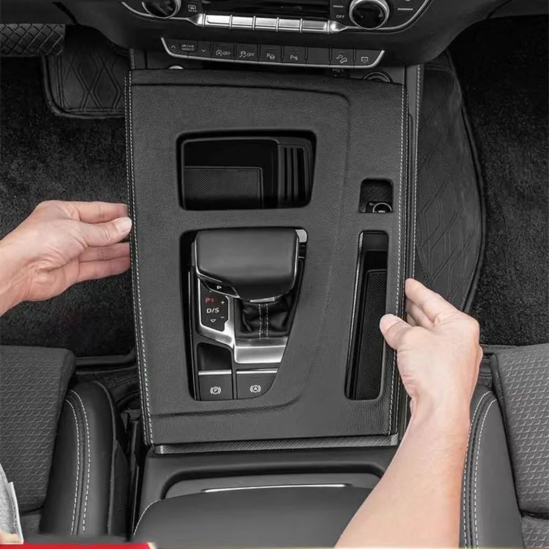 Gear Shift Panel Frame Bezel Cover Auto Parts Leather Protector Handle Trim For Audi Q5L SQ5 2021-2024 Accessories
Gear Shift Panel Frame Bezel Cover Auto Parts Leather Protector Handle Trim For Audi Q5L SQ5 2021-2024 Accessories