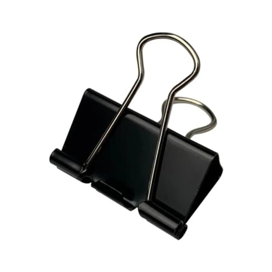 40Pcs Medium Binder Clips, 1.25 inch 32mm,Paper Clamps Medium Size for Office Supplies, Black
40Pcs Medium Binder Clips, 1.25 inch 32mm,Paper Clamps Medium Size for Office Supplies, Black