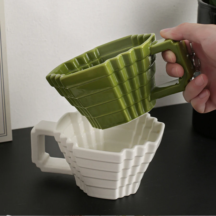Ceramic Cups creative and individual solid colors, High-end underglaze color,Pixelated Mugs High appearance level drinkware Cup
Ceramic Cups creative and individual solid colors, High-end underglaze color,Pixelated Mugs High appearance level drinkware Cup