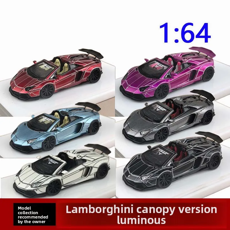 G MODEL 1:64 LB Lamborghini Convertible Luminous Modified Resin Car Model Collection Ornament
G MODEL 1:64 LB Lamborghini Convertible Luminous Modified Resin Car Model Collection Ornament