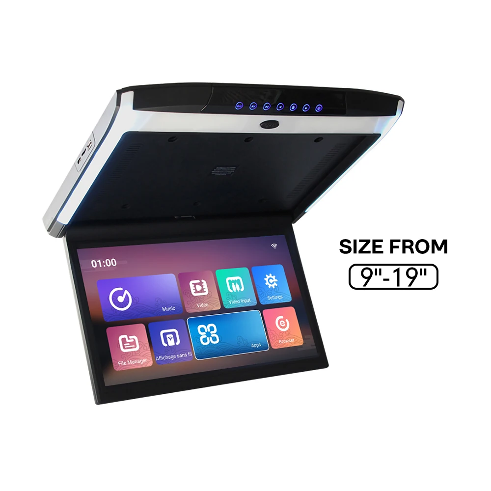 9 11.6 12.5 15.4 15.6 17.3 19 Inch LCD IPS Monitor Android Car TV Overhead Car Ceiling Mount Car Roof Monitor Remote Control
9 11.6 12.5 15.4 15.6 17.3 19 Inch LCD IPS Monitor Android Car TV Overhead Car Ceiling Mount Car Roof Monitor Remote Control