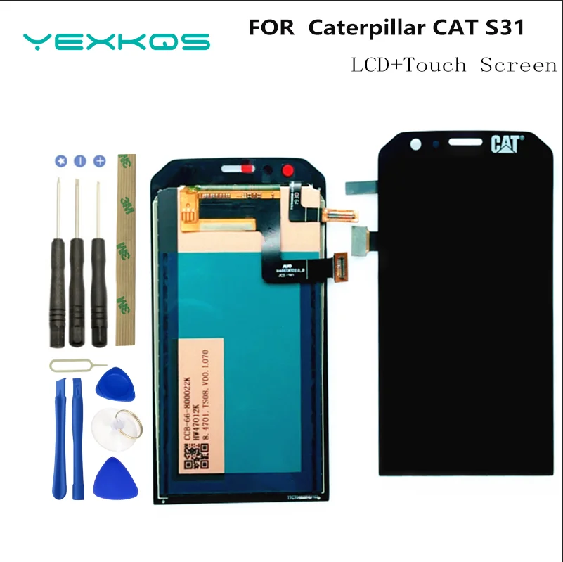 New For Caterpillar CAT S31 LCD Display Touch Screen Digitizer Assembly 100% New Replacement LCD Touch Screen
New For Caterpillar CAT S31 LCD Display Touch Screen Digitizer Assembly 100% New Replacement LCD Touch Screen