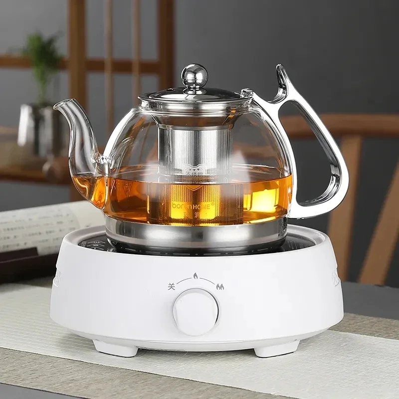 Induction Cooker Heat Resistant Glass Teapot Electromagnetic Furnace Multifunctional Filter Pot Gas Stove Kettle Tea Set
Induction Cooker Heat Resistant Glass Teapot Electromagnetic Furnace Multifunctional Filter Pot Gas Stove Kettle Tea Set