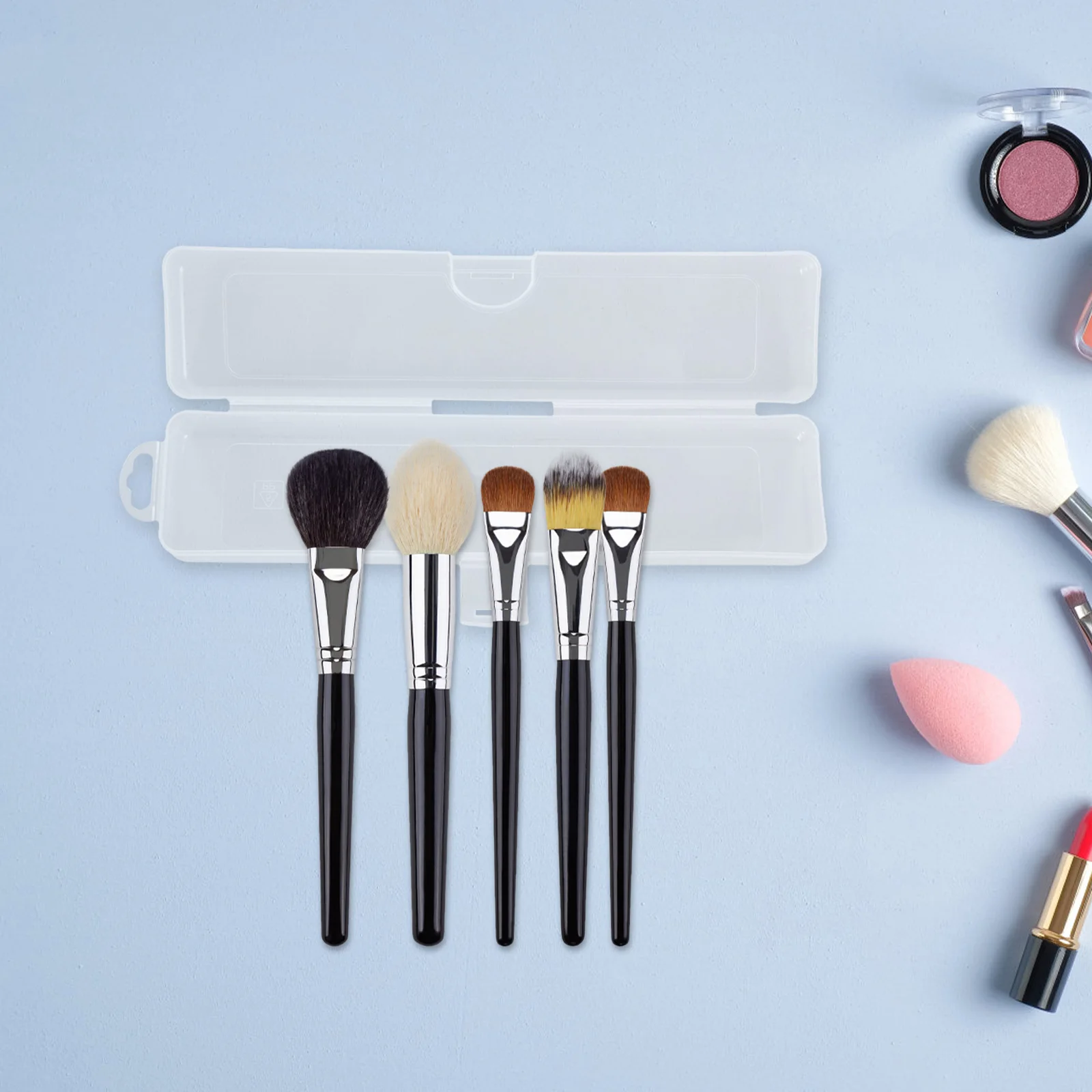 2Pcs Makeup Brush Storage Box Portable Travel Case Organizer Container Eyebrow Pencil Holder Clear Storage
2Pcs Makeup Brush Storage Box Portable Travel Case Organizer Container Eyebrow Pencil Holder Clear Storage