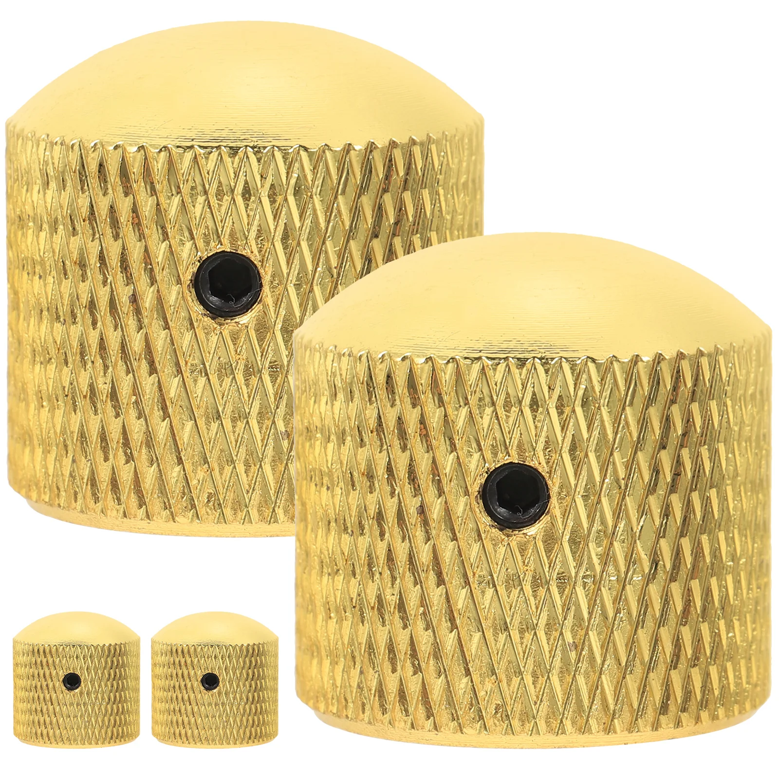 4pcs Electric Guitar Volume Knobs Tone Control Golden Color Durable Material Anti Corrosive Bass Accessories Guitar Caps
4pcs Electric Guitar Volume Knobs Tone Control Golden Color Durable Material Anti Corrosive Bass Accessories Guitar Caps
