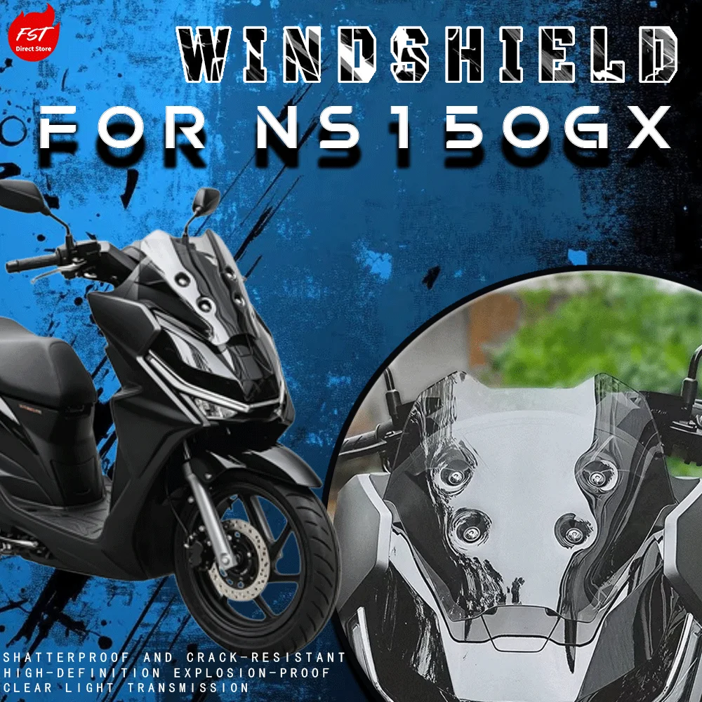For NS150GX racing windshield, 150GX sport windscreen modified small front fairing accessory
For NS150GX racing windshield, 150GX sport windscreen modified small front fairing accessory