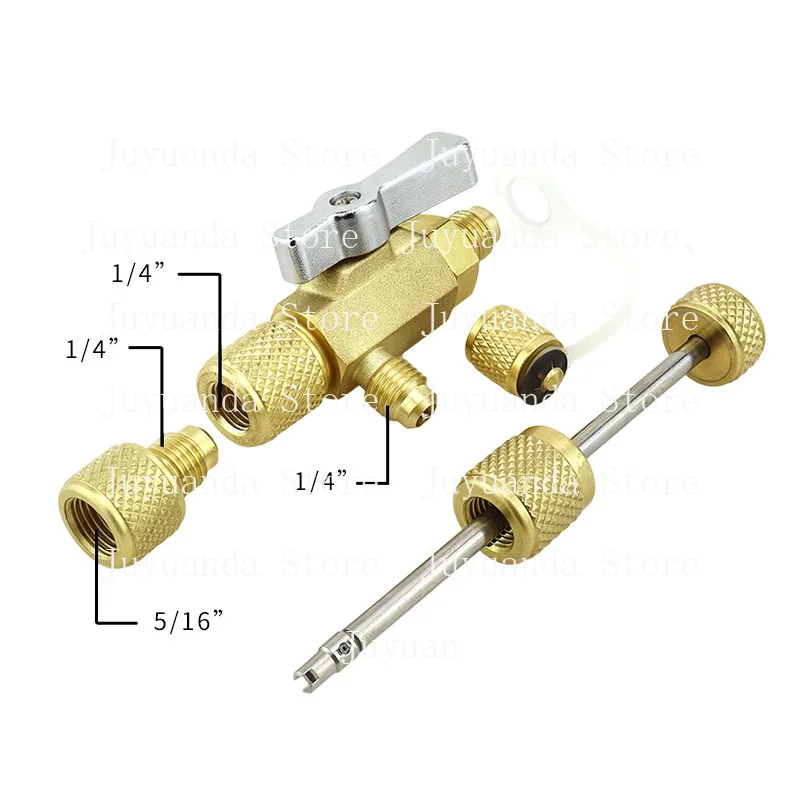 ST-VA1 Automotive Valve Core Loading and Unloading Tool Air Conditioning Fluoride Process Port Disassembly and Assembly Wrench
ST-VA1 Automotive Valve Core Loading and Unloading Tool Air Conditioning Fluoride Process Port Disassembly and Assembly Wrench
