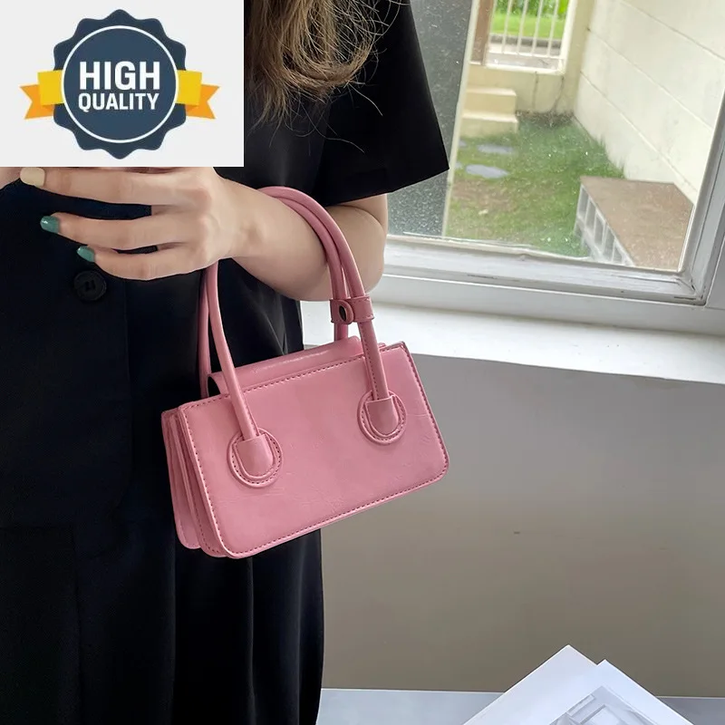 PU Leather Women's Bag Minimalist Mini Pink Small Square 2023 New Western Texture Handheld Straddle
PU Leather Women's Bag Minimalist Mini Pink Small Square 2023 New Western Texture Handheld Straddle
