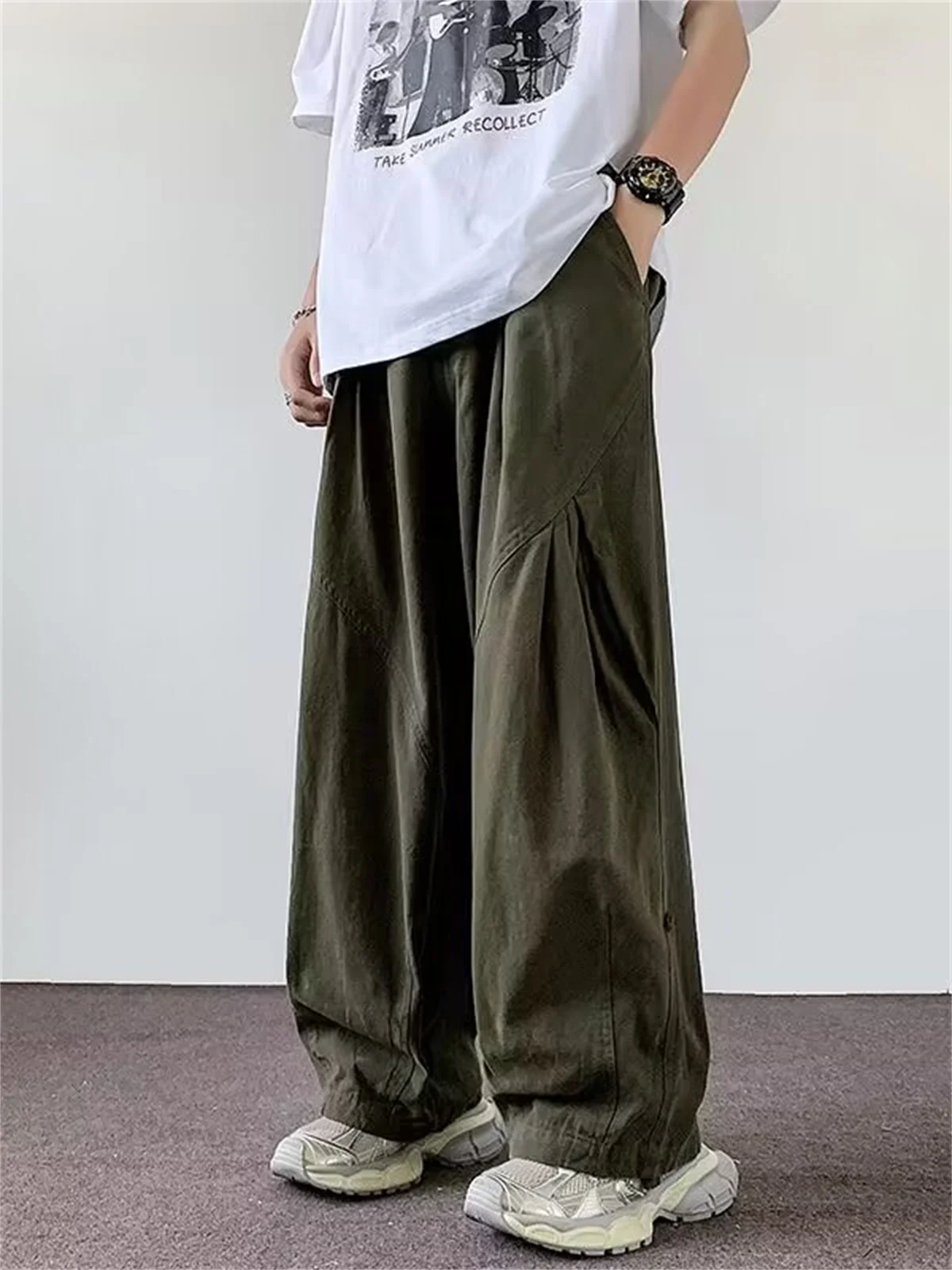 Loose Straight Leg Cotton Workwear Pants for Men Summer Faion Brand Pure Cotton Waed Wide Leg Long Pants Mountain Wind
Loose Straight Leg Cotton Workwear Pants for Men Summer Faion Brand Pure Cotton Waed Wide Leg Long Pants Mountain Wind