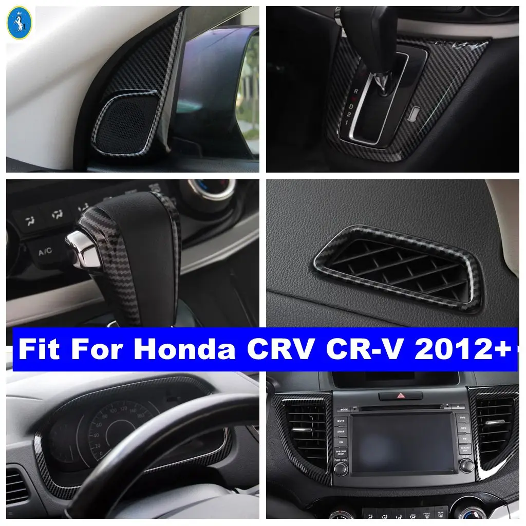 Carbon Fiber Car Pillar A Speaker / Upper Air Outlet / Gear Shift Box Cover Trim ABS Accessories For Honda CRV CR-V 2012 - 2016
Carbon Fiber Car Pillar A Speaker / Upper Air Outlet / Gear Shift Box Cover Trim ABS Accessories For Honda CRV CR-V 2012 - 2016