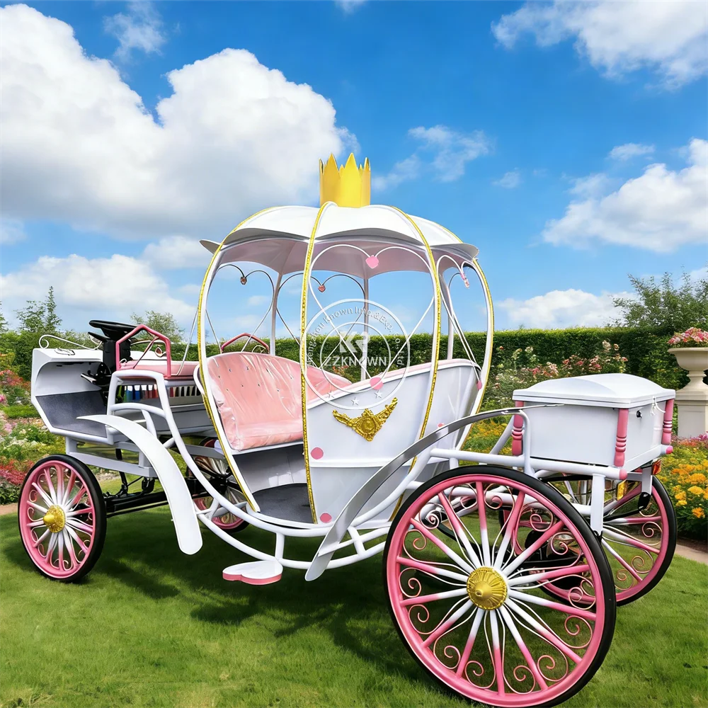High End Royal Pumpkin Carriage Princess Wedding Cinderella Horse Drawn Carriage for Outdoor Event Rental
High End Royal Pumpkin Carriage Princess Wedding Cinderella Horse Drawn Carriage for Outdoor Event Rental