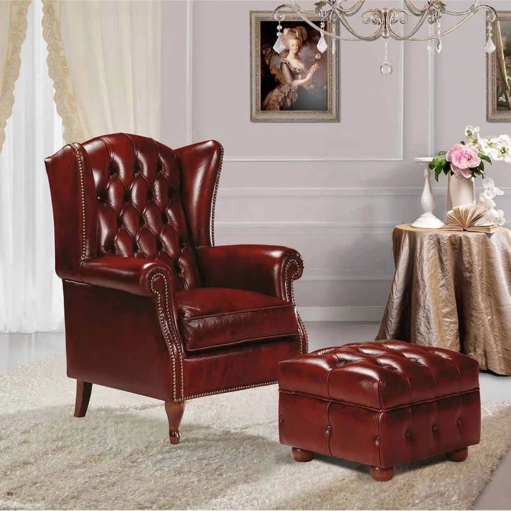 French Office Chair With Footrest Classic Leather Arm Chairs Luxury Antique Chair For Office Leather
French Office Chair With Footrest Classic Leather Arm Chairs Luxury Antique Chair For Office Leather