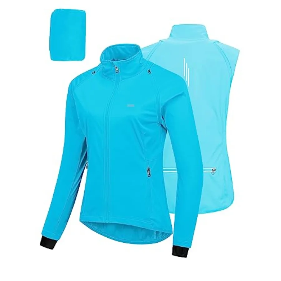 33000Feet Women's Zip Up Lightweight Athletic Workout Yoga Cycling Track Running Jacket Waterproof Windproof Reflective
33000Feet Women's Zip Up Lightweight Athletic Workout Yoga Cycling Track Running Jacket Waterproof Windproof Reflective